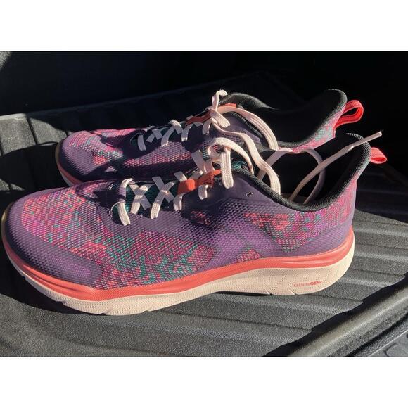 KEEN 1030369 Leiki Speed Hiking Shoes for Ladies - Plum Perfect/Floral Sz 10.5 - Picture 8 of 8